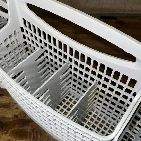 dishwasher silverware replacement tray utensil holder basket with cover gray - Picture 3 of 15